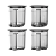 Bild von Ambiano Ersatzbecher-Set für Eismaschine SIM-1 – 4 Becher inkl. Deckel